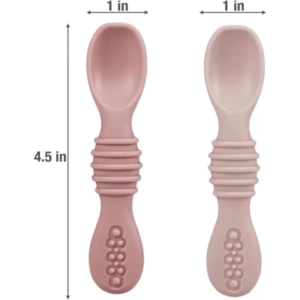 PandaEar 12PCS Silicone Baby Feeding Set  2 Sectioned Baby Suction Plate 2 Baby Bibs 2 Toddler Cup 4 Baby Spoons ampamp 2 Baby Forks  Baby Led Weaning Supplies
