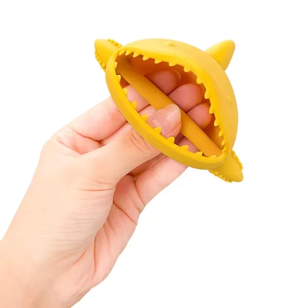 PandaEar 2 Pack Baby Teething Toys Silicone Baby Hand Teether Mitten for Babies 012 Months  Infant Hand Teether Chew Toys for Soothing Teething Pain Relief YellowGreen