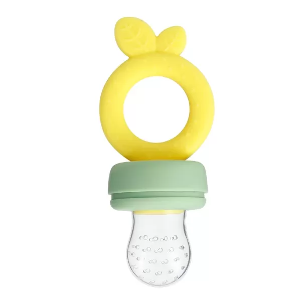 PandaEar 3 Pack Silicone Baby Fruit Food Feeder Pacifier with 3 Sizes Silicone Pouches BPA Free Mesh Feeder for Infants
