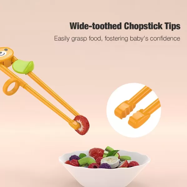 PandaEar 3 Pairs Training Chopsticks for Kids Toddlers Learning Chopsticks for Beginners trainer Toddler Chopsticks Kids Chop Sticks