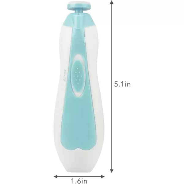 PandaEar Baby Nail Trimmer Electric Baby Nail Clippers Safe Baby Nail File Kit with Extra 6 Replacement Pads BlueBlue