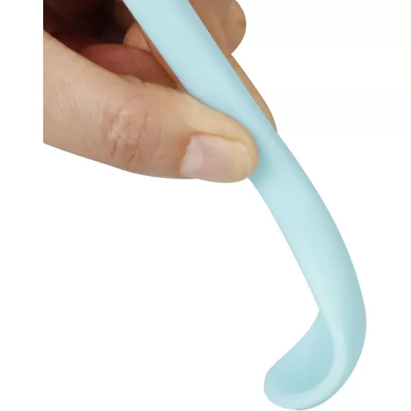 PandaEar Baby Silicone Soft Bendable Utensils Spoons Forks Training Feeding for Kids Toddlers Children Infants BPA Free 4 Pack Cutlery