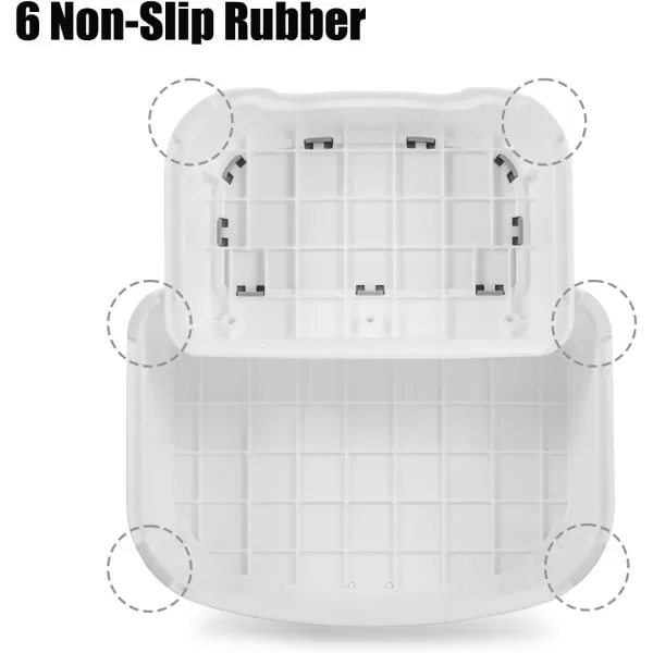 PandaEar Kids Step Tool 2 AntiSlip Step Stool for Toilet Potty Training Kitchen Bathroom Poop Stools with Handle for Toddler Children