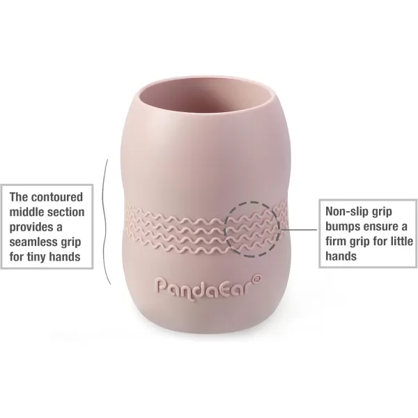 PandaEar Silicone Baby Feeding Set 612 Months Baby LED Weaning Supplies Infant Toddler Feeding Set Silicone Baby Bib  Baby Plate with Suction  Baby Cup  Baby Bowls and Spoon First Stage SetPink