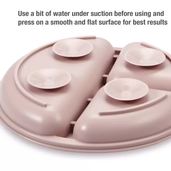 PandaEar Silicone Baby Feeding Set 612 Months Baby LED Weaning Supplies Infant Toddler Feeding Set Silicone Baby Bib  Baby Plate with Suction  Baby Cup  Baby Bowls and Spoon First Stage SetPink