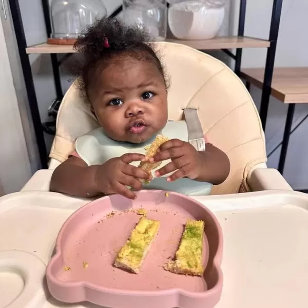 PandaEar Silicone Baby Feeding Set  Silicone Suction Toddler Plate Suction Bowl and Spoon for Self Feeding  Baby Led Weaning Supplies Eating Utensils Bear Shape Pink