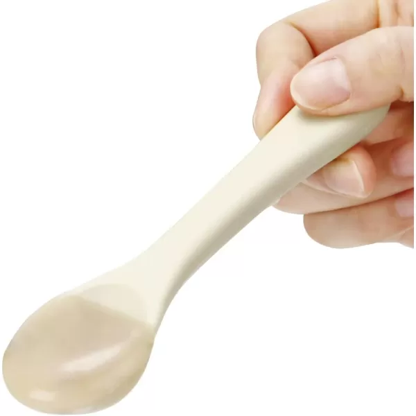 PandaEar Silicone Baby Spoon and Fork Set 6 Pack First Stage Baby Self Feeding Spoons 6 Months Toddler Baby Utensils 612 Months Infant Baby LED Weaning Spoons Feeding Supplies