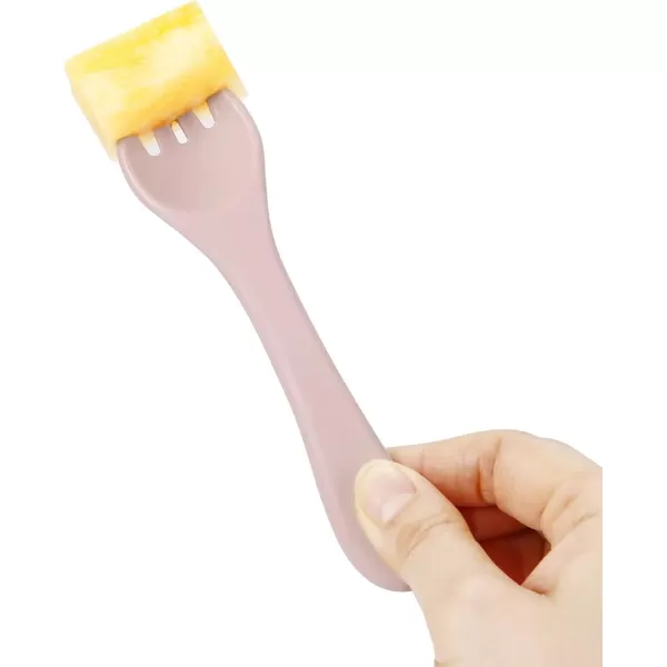 PandaEar Silicone Baby Spoon and Fork Set 6 Pack First Stage Baby Self Feeding Spoons 6 Months Toddler Baby Utensils 612 Months Infant Baby LED Weaning Spoons Feeding Supplies