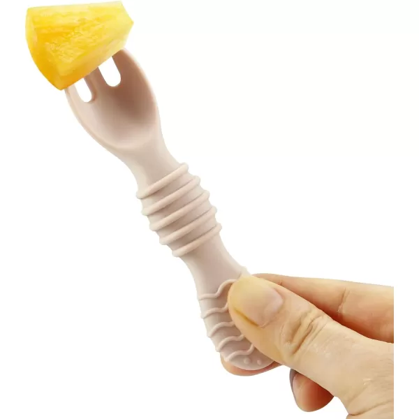 PandaEar Silicone Baby Spoons ampamp Fork Feeding Set 6 Pack  BPA Free Fist Stage Silicone Self Feeding Utensils for Infant Baby Led Weaning Ages 6  Months
