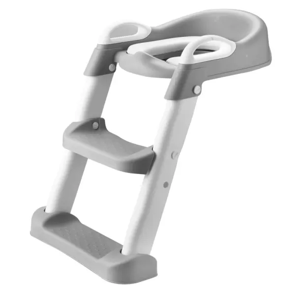 PandaEar Potty Training Seat Toilet with Step Stool Ladder Kids Boys Girls ToddlersComfortable Safe AntiSlip Pads Ladder