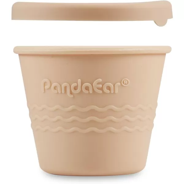 PandaEar 12 Pack Silicone Baby Food Storage Containers 4 oz Reusable Small Snack Containers Freezer Storage with Airtight Lids Leak Proof for Infants Kids Babies Microwave ampamp Dishwasher Safe