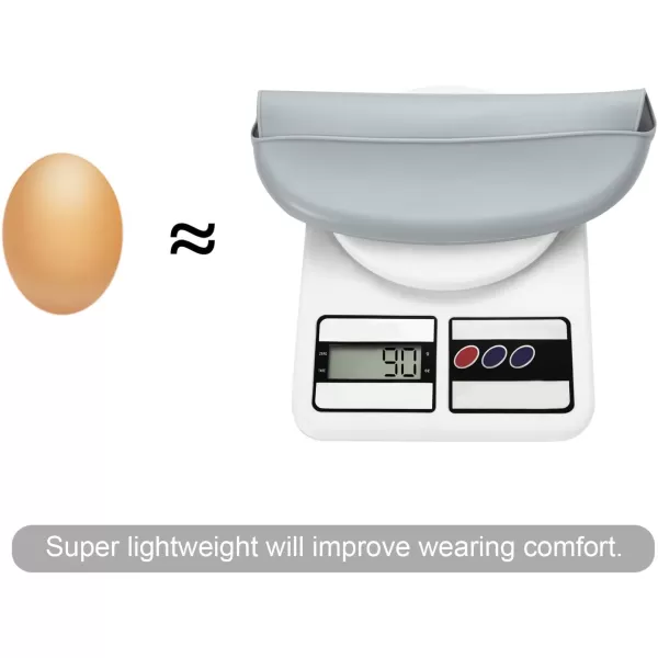 PandaEar 2 Pack Silicone Baby Feeding Bibs Super Thin Light Weight for Babies ampamp Toddlers Adjustable Silicone Bibs with Food Catcher Pocket Waterproof Soft Unisex Non Messy Pink Grey