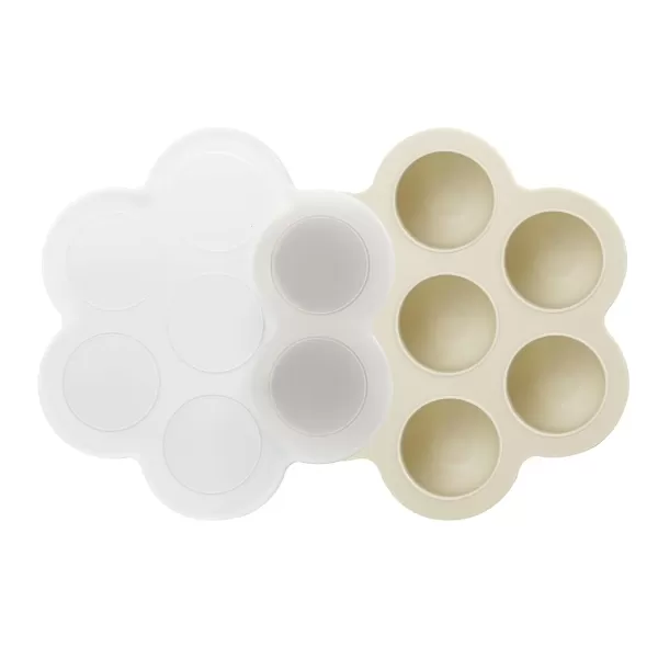 PandaEar 3 Pack Baby Food Freezer Tray with Lids Silicone Baby Fruit Food Feeder Teether Tray Baby Food Storage Container Ice Cube Tray Maker for Homemade Baby Food BlueGreenCarnationPinkGreenLinen
