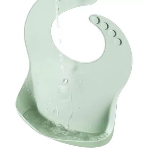 PandaEar 3 Pack Silicone Baby Bibs for Boys Girls Waterproof Toddler Bibs Adjustable Unisex Baby Bibs for Eating BPA Free Soft Durable Silicone Bibs with Large Food Catcher