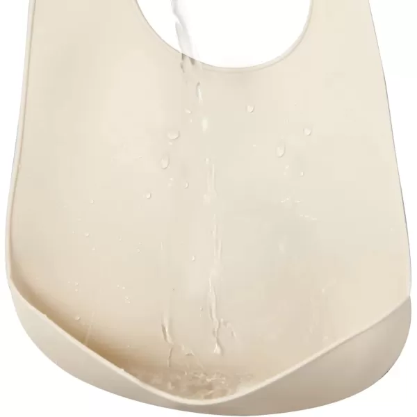 PandaEar 3 Pack Waterproof Silicone Baby Bibs Super Thin Light Weight for Babies ampamp Toddlers Adjustable Soft Silicone Feeding Bibs with Food Catcher Pocket Unisex Non Messy