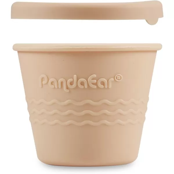 PandaEar 6 Pack Silicone Baby Food Storage Containers 4 oz small Food Containers with Lids Reusable Baby Snack Containers for Kids Toddler Homemade Baby Food Freezer Storage Freezer Safe