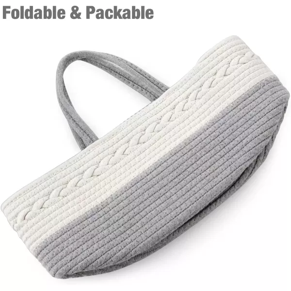 PandaEar Baby Diaper Caddy Organizer for Boys Girls Portable Baby Diaper Basket Travel Cotton Rope Diaper Caddy Change Organizer for Baby Shower Gifts Newborn Infants