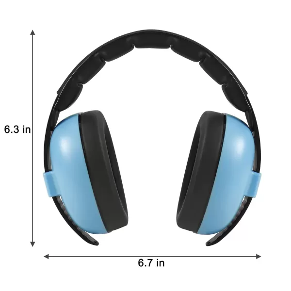 PandaEar Baby Ear Protection Noise Cancelling HeadPhones Ages 03 Years  Infant Hearing Protection Earmuffs BlueBlue