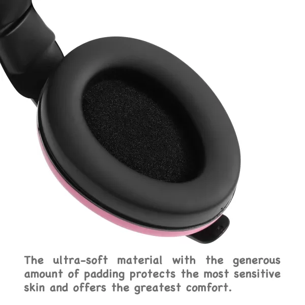 PandaEar Baby Ear Protection Noise Cancelling HeadPhones Ages 03 Years  Infant Hearing Protection Earmuffs BluePink