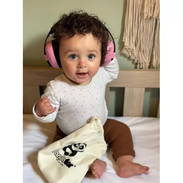PandaEar Baby Ear Protection Noise Cancelling HeadPhones Ages 03 Years  Infant Hearing Protection Earmuffs BluePink