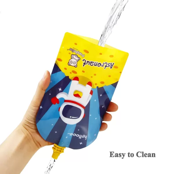 PandaEar Baby Food Pouches 10 Pack 7 oz Reusable Baby Food Storage for Kids Toddler