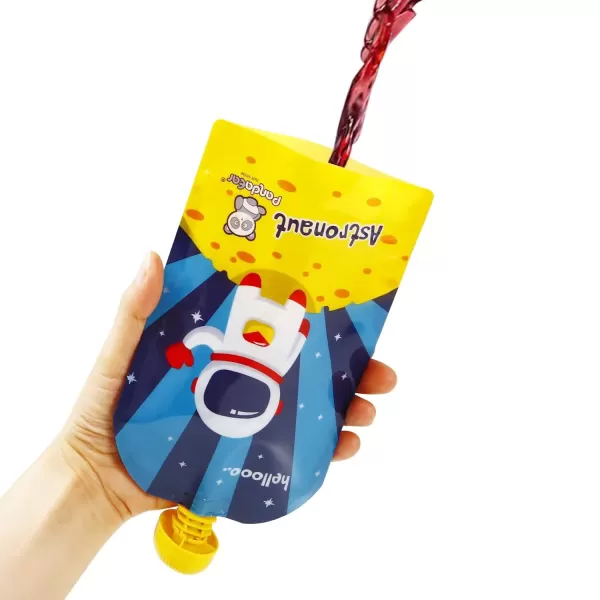 PandaEar Baby Food Pouches 10 Pack 7 oz Reusable Baby Food Storage for Kids Toddler