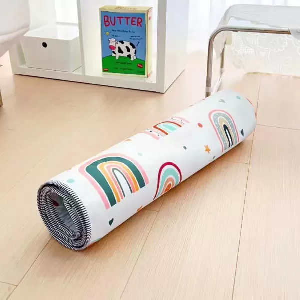 PandaEar Baby Splat Mat for Under High Chair Large AntiSlip Thick Floor Mat Waterproof Baby Food Splash ampamp Spill Mat 51 x 51 Inch