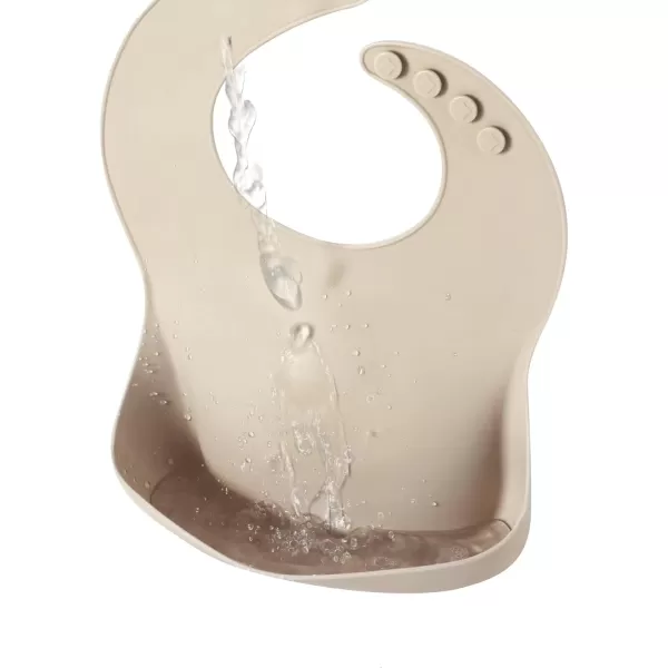 PandaEar Silicone Baby Bib for Girls Boys Adjustable Waterproof Eating Bibs BPA Free Soft Durable Silicone Bibs for Babies ampamp Toddlers with Large Pocket Food Catcher