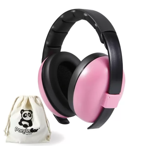 PandaEar Baby Ear Protection Noise Cancelling HeadPhones Ages 03 Years  Infant Hearing Protection Earmuffs BluePink
