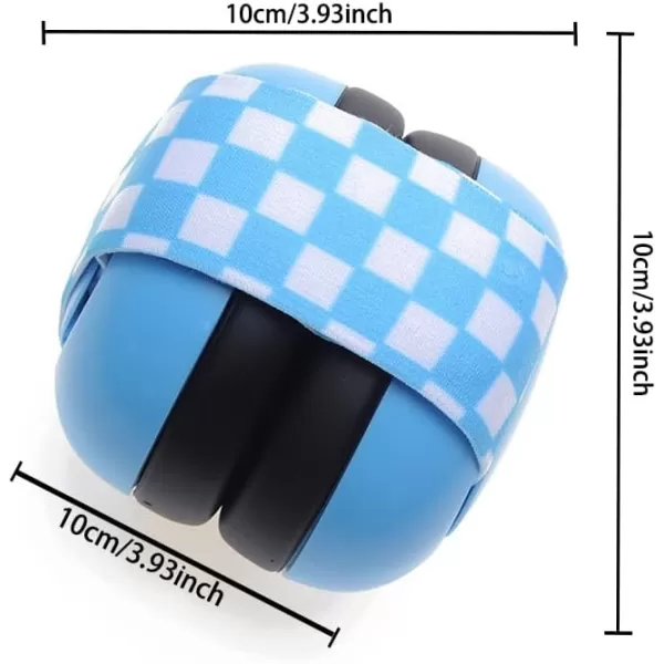 PandaEar Baby Ear Protection Noise Cancelling Headphones EarMuffs for Babies ampamp Toddlers 03 YearsBlue