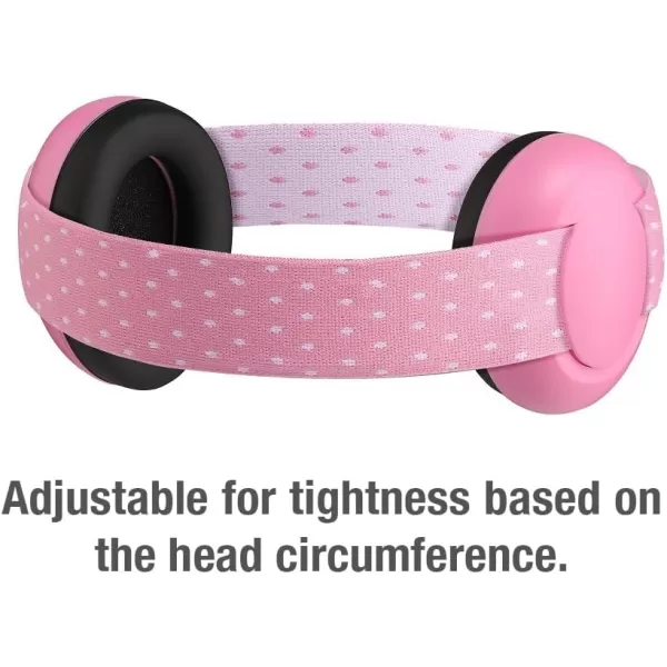 PandaEar Baby Ear Protection Noise Cancelling Headphones EarMuffs for Babies ampamp Toddlers 03 YearsPink