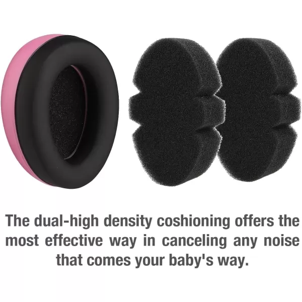 PandaEar Baby Ear Protection Noise Cancelling Headphones EarMuffs for Babies ampamp Toddlers 03 YearsPink