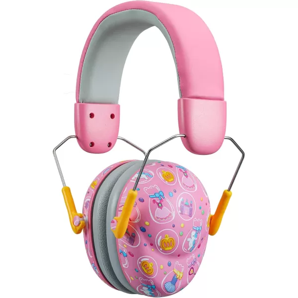 PandaEar Kids Ear Protection Noise Cancelling HeadPhones NRR 28dB Hearing Protection Earmuffs for Autism Children ToddlerPink