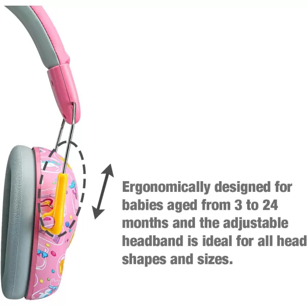 PandaEar Kids Ear Protection Noise Cancelling HeadPhones NRR 28dB Hearing Protection Earmuffs for Autism Children ToddlerPink