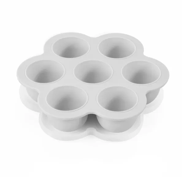 PandaEar 2 Pack Silicone Baby Food Freezer Tray with Lids Baby Food Ice Cube Tray Silicone Freezer Molds Baby Food Storage Container Freezer for Homemade Vegetable Fruit Purees Breast Milk