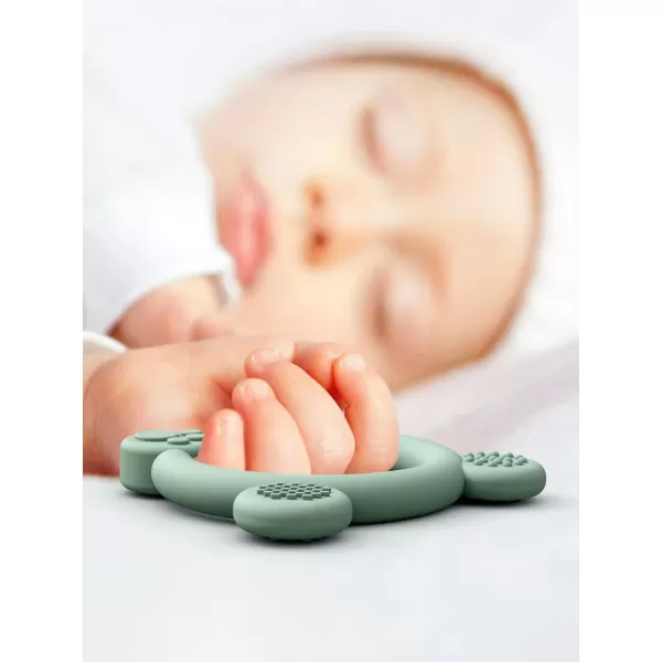 PandaEar 3 Pack Baby Teething Toys Silicone for Babies 06 Months Baby Teething Rings 6 to 12 Months Silicone Baby Teether BPA Free Teething Relief Soothing Sore Gums and Easy to Hold
