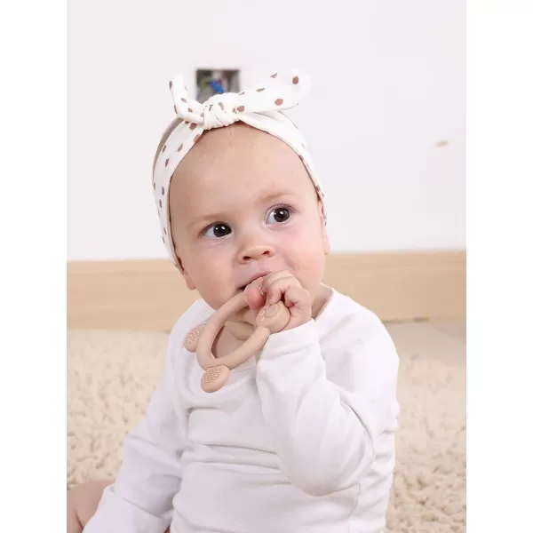 PandaEar 3 Pack Baby Teething Toys Silicone for Babies 06 Months Baby Teething Rings 6 to 12 Months Silicone Baby Teether BPA Free Teething Relief Soothing Sore Gums and Easy to Hold