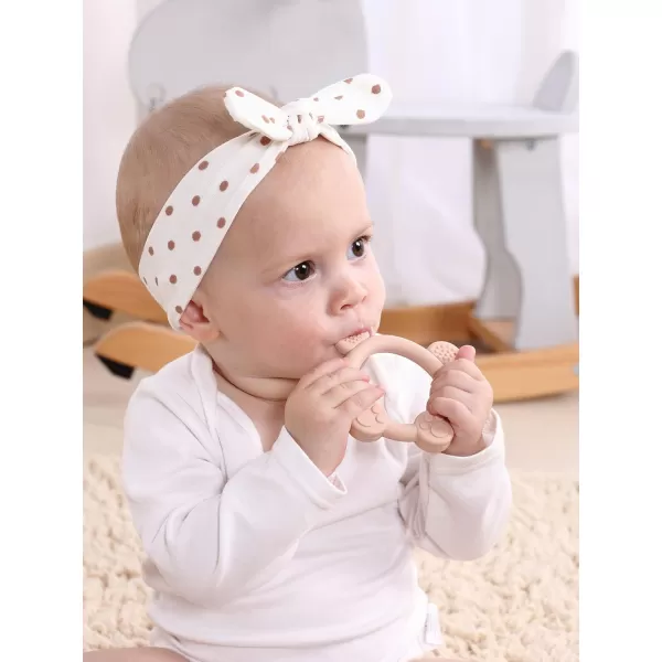 PandaEar 3 Pack Baby Teething Toys Silicone for Babies 06 Months Baby Teething Rings 6 to 12 Months Silicone Baby Teether BPA Free Teething Relief Soothing Sore Gums and Easy to Hold