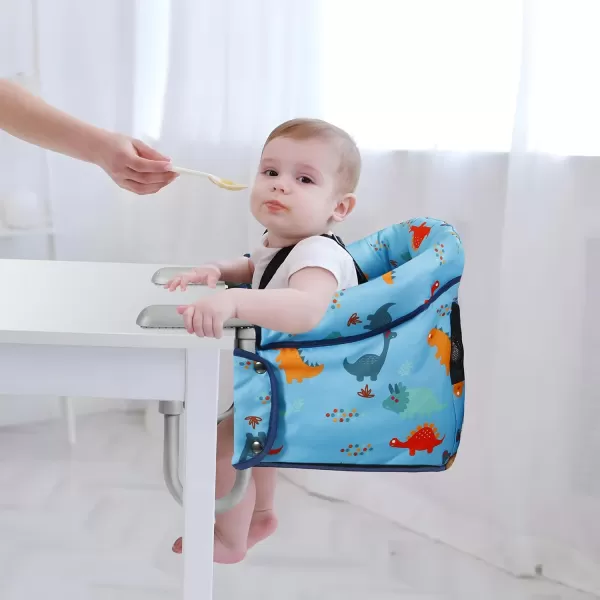 PandaEar Quick Clip On High Chair with Storage Bag Portable High Chair That Attaches to Table Hook On Baby Seat for Table