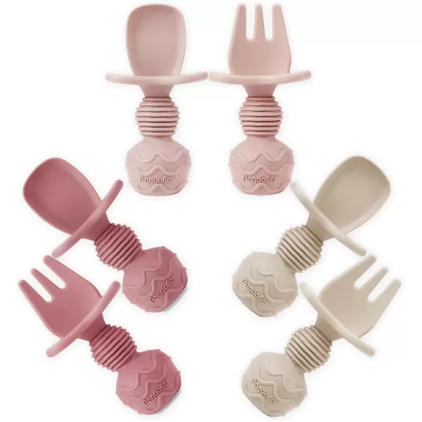 PandaEar Baby Bibs ampamp Baby Spoons and Fork