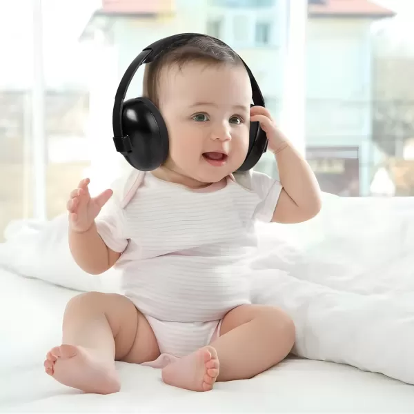 PandaEar Infant Baby Noise Cancelling Headphones  Baby Ear Muff for Noise Protection 024 Months Comfortable Baby Ear Protection Baby Headphones for Noise  Ideal for Travel Airplane