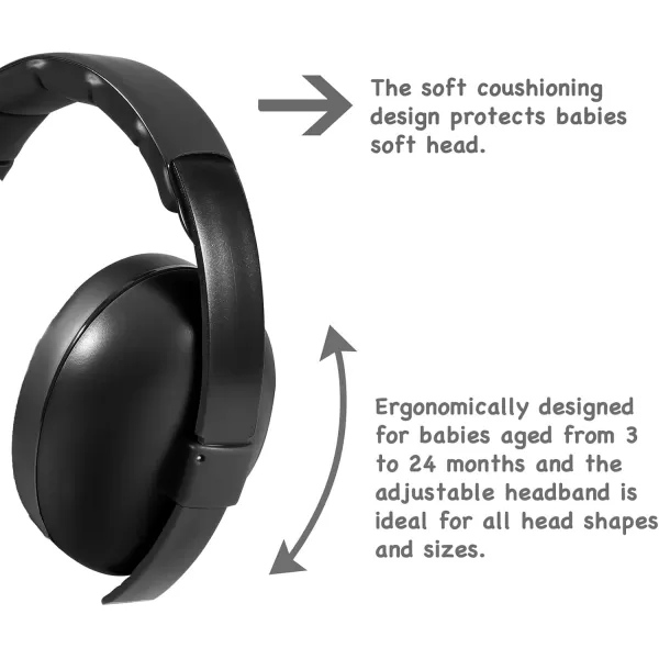 PandaEar Infant Baby Noise Cancelling Headphones  Baby Ear Muff for Noise Protection 024 Months Comfortable Baby Ear Protection Baby Headphones for Noise  Ideal for Travel Airplane