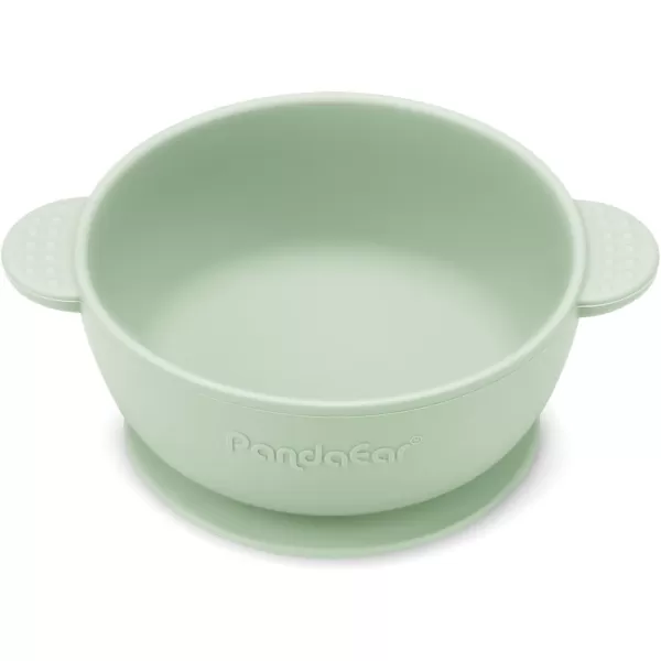 PandaEar 3 Pack Baby Bowls with Suction Stay Put Silicone Food Bowl for Babies Kids Toddlers Infants Food Grade Soft Safe BPAFree Silicone MultiColorBlue Green Linen
