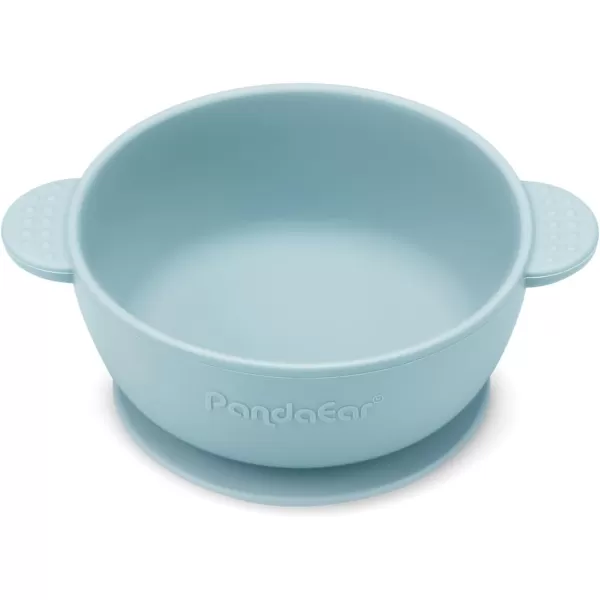 PandaEar 3 Pack Baby Bowls with Suction Stay Put Silicone Food Bowl for Babies Kids Toddlers Infants Food Grade Soft Safe BPAFree Silicone MultiColorBlue Green Linen