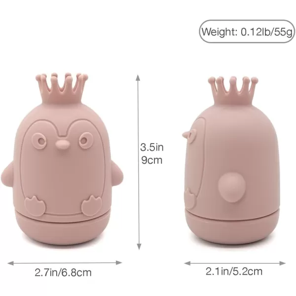 PandaEar 4 Pack Silicone Bath Toys for Babies 06 612 Months Mold Free Bathtub Toys for Toddlers Kids Infant Non Toxic Swimming Shower Toys for Toddlers 13 BCoilorful