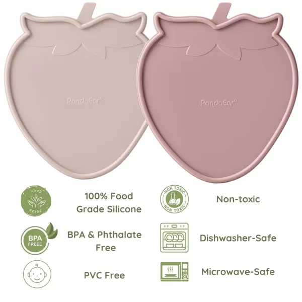 PandaEar 2 Pack Baby Food Freezer Tray with Lid Silicone Baby Fruit Food Feeder Teether Tray 13 x 05 oz Baby Food Storage Container Ice Cube Tray Maker for Homemade Baby Food ampamp Breast Milk
