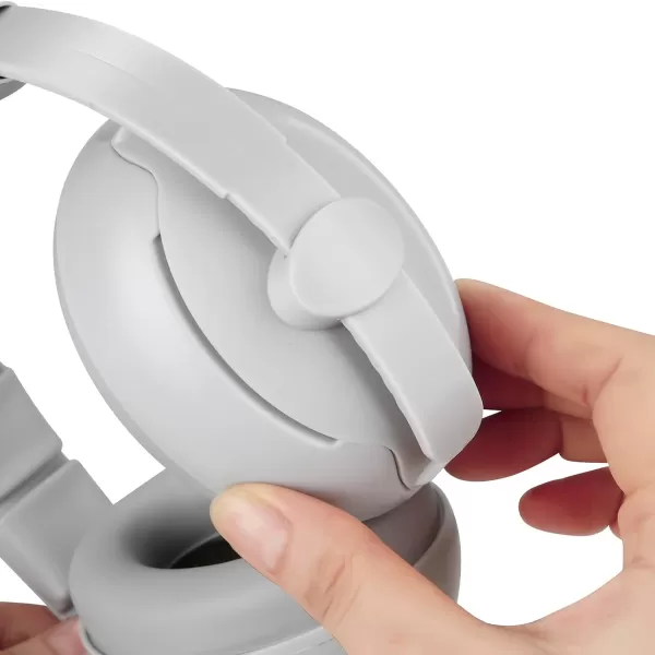 imagePandaEar Baby Ear Muffs 2in1 Baby Ear Protection Noise Cancelling Headphones Ages 03 Years Infant Hearing ProtectionGrey