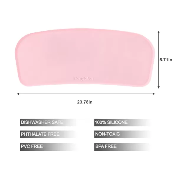 imagePandaEar Portable Baby Seat Travel Compact Fold with Straps for IndoorOutdoor Use Great for Camping Beach Lawn Toddlers Kids Boys Girls with Placemat PinkPink