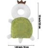 imagePandaEar Baby Head Protection Backpack Toddler Adjustable Walking Head Protector Head Protection Backpack Wear Safety Pad for Falling Crawling and Walking Green