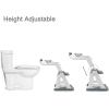 imagePandaEar Training Toilet Ladder Toilet Potty Training Seat with Step Stool Ladder PinkGray